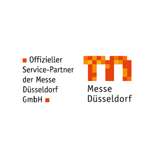 Messe Düsseldorf Logo - W.I.S. Referenz Kunde